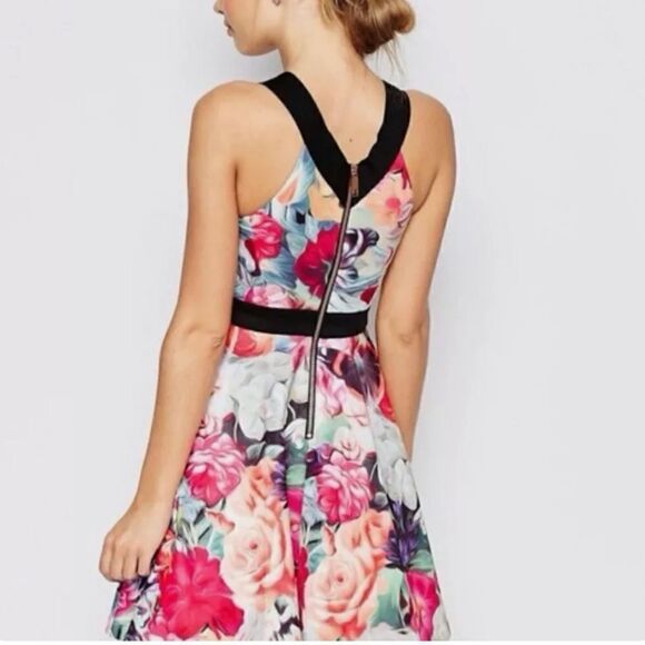 Ted Baker Samra Skater Mini Dress Floral - Picture 2 of 6